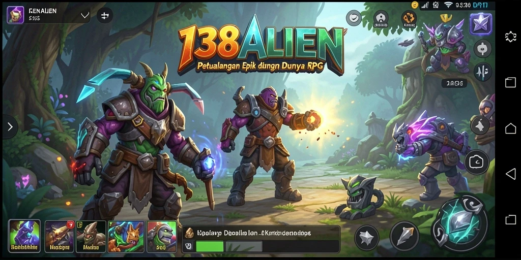 Tampilan gameplay menarik di <strong>138ALIEN</strong> dalam suasana RPG yang menawan.
