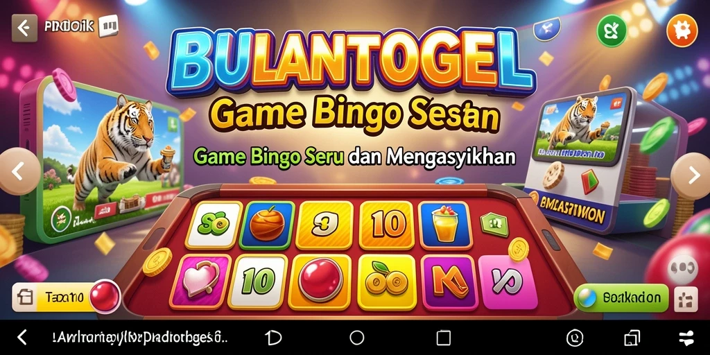 Menampilkan gameplay seru dalam permainan Bingo.