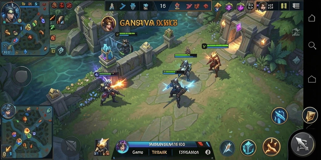 Screenshot utama CANVA168 menampilkan aksi permainan SLG yang seru.