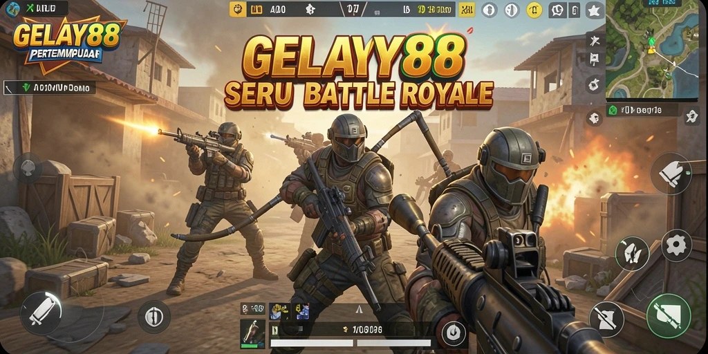 Tampilan gameplay seru dalam pertempuran di GELAY88.