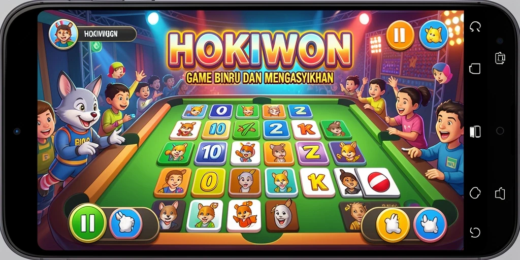 Tampilan gameplay HOKIWON yang menarik dan kompetitif.