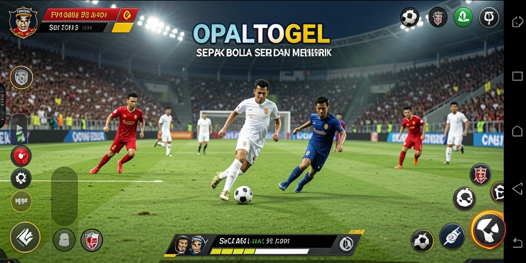 Tangkapan layar utama OPALTOGEL menunjukkan aksi seru dalam pertandingan sepak bola.