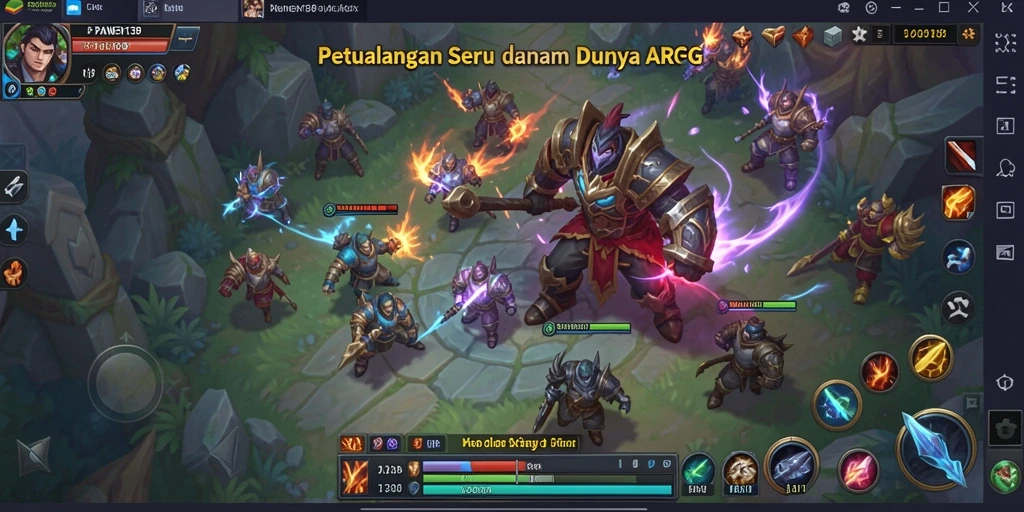 Tampilan gameplay PANEN138 yang mendebarkan dalam dunia ARPG.