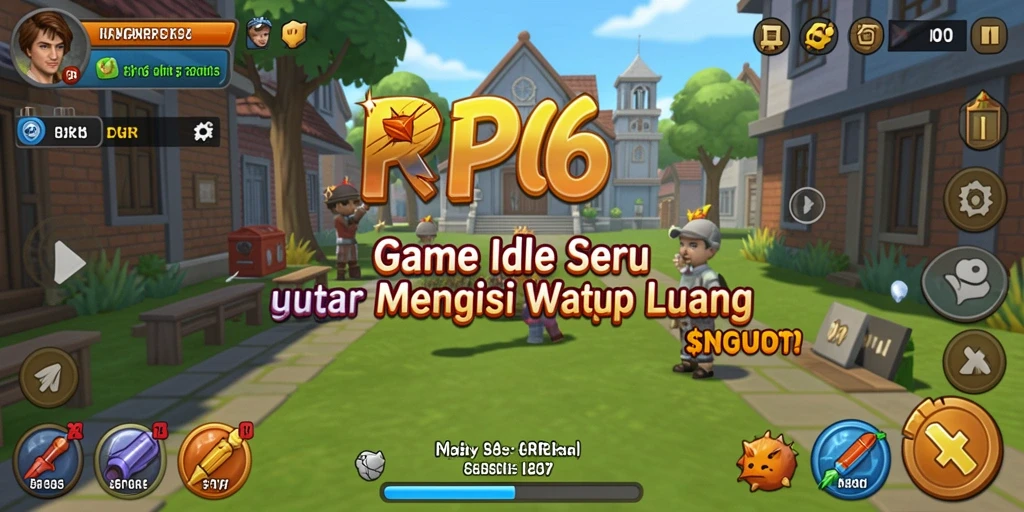 Screenshot utama RP66 menampilkan gameplay Idle yang menarik dan mendebarkan.