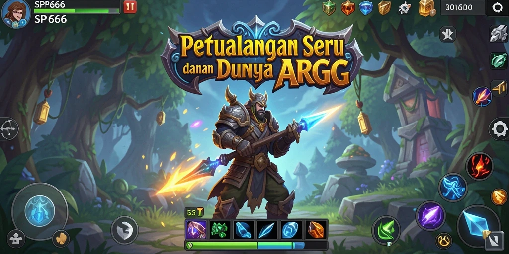 Menampilkan aksi mendebarkan dalam game ARPG SP666